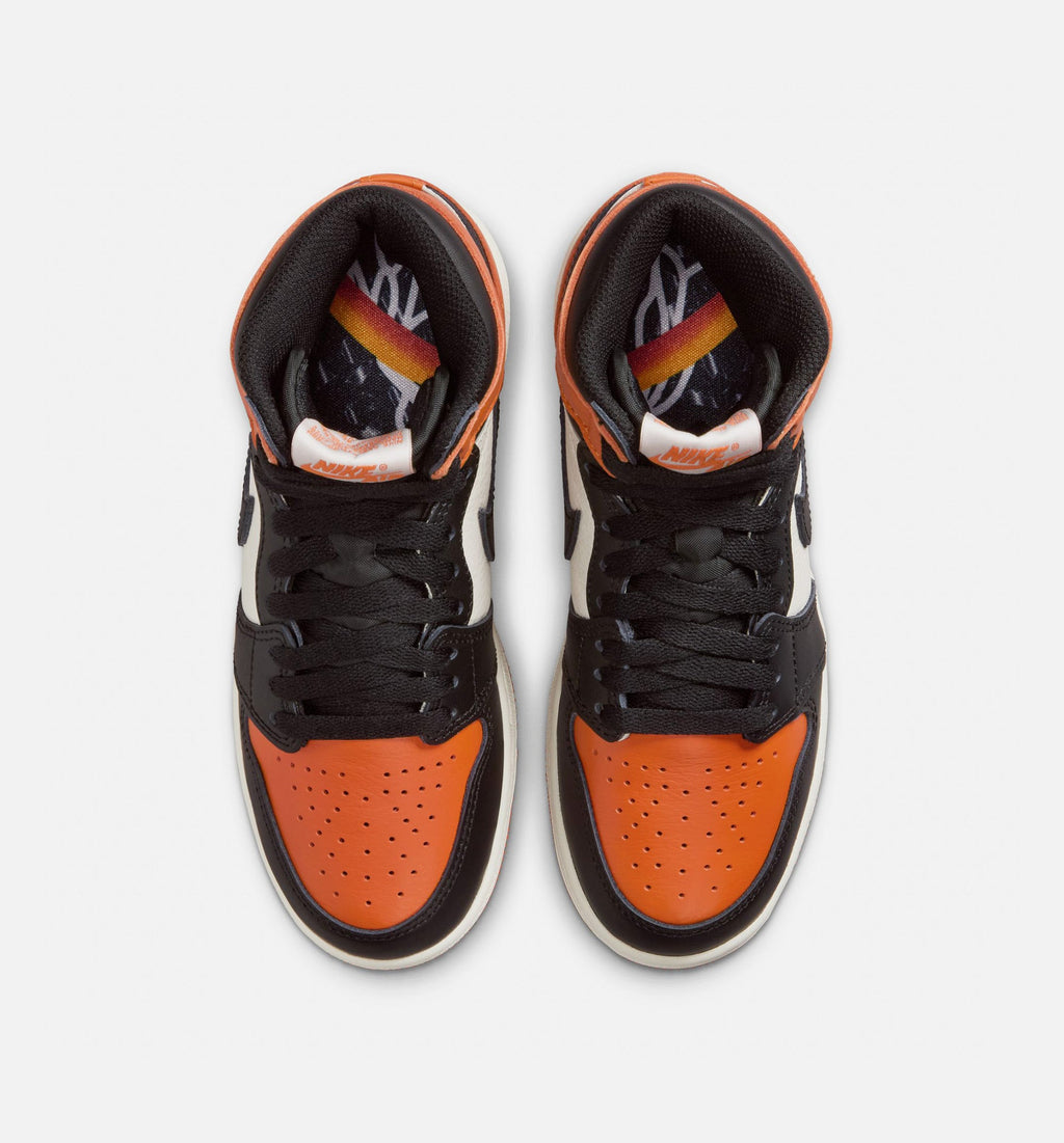 Air Jordan 1 Retro High OG Shattered Backboard Grade School Sneakers
