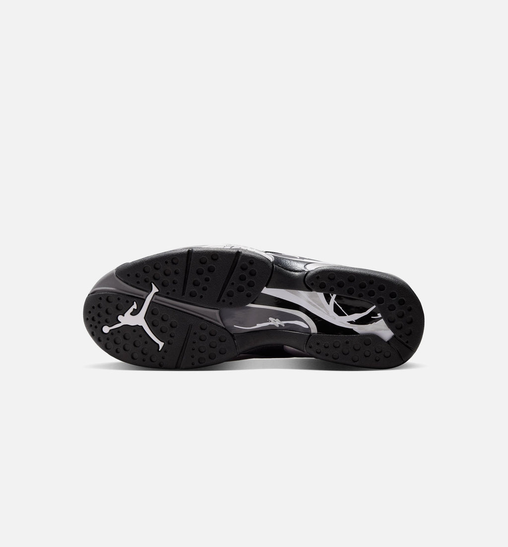 Air Jordan 8 Retro Chrome Black and Light Graphite Men's