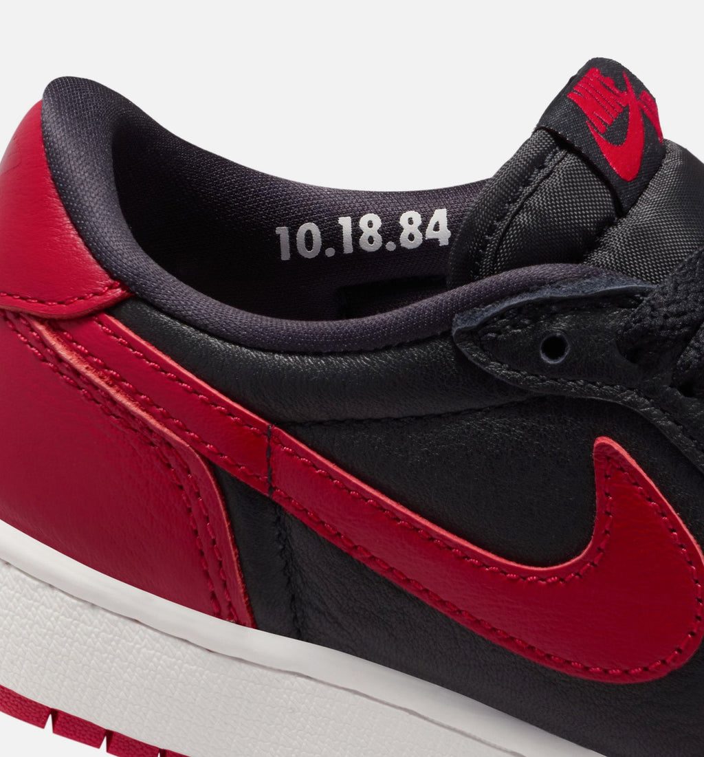 Air Jordan 1 Retro Low OG Banned Grade School Sneakers