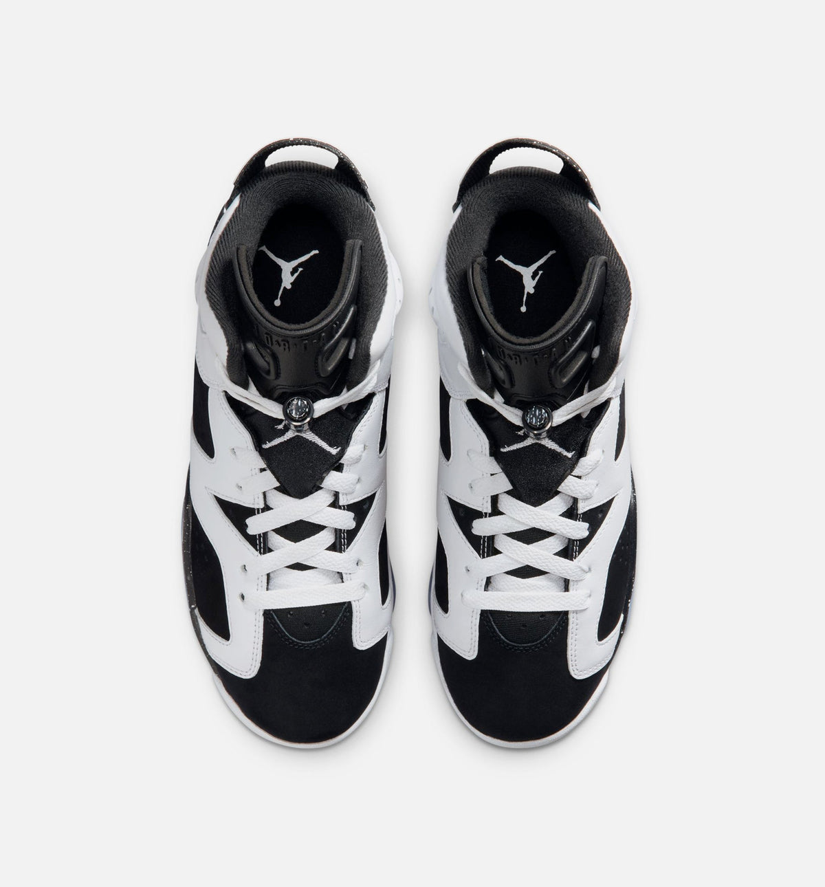 Air Jordan 6 Retro Black and White Grade School Sneakers
