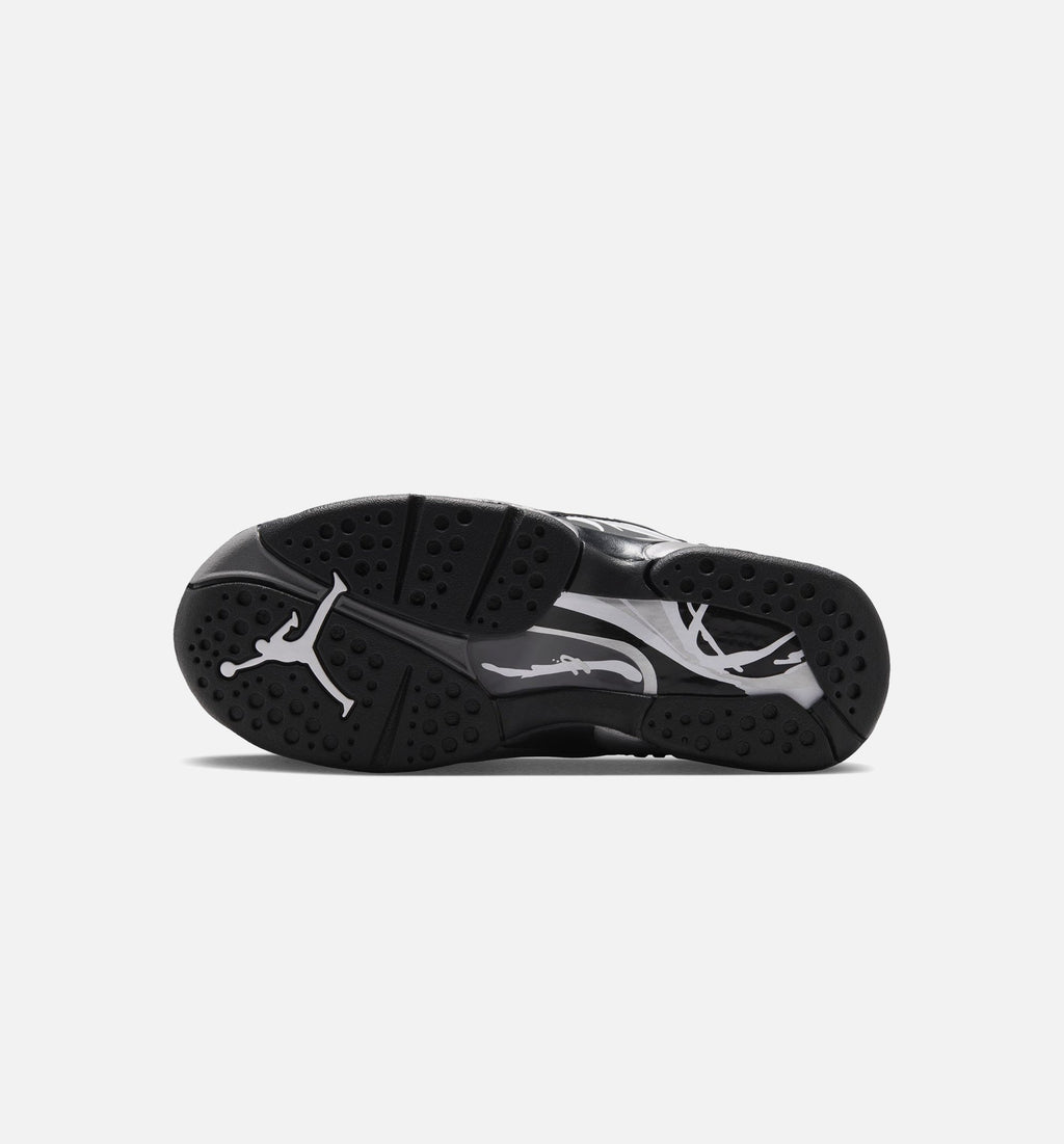 Air Jordan 8 Retro Chrome Black and Light Graphite Grade School