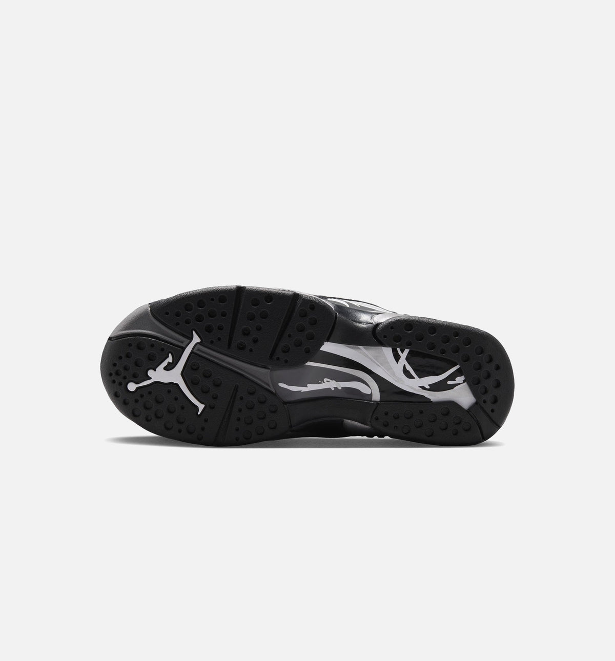 Air Jordan 8 Retro Chrome Black and Light Graphite Grade School