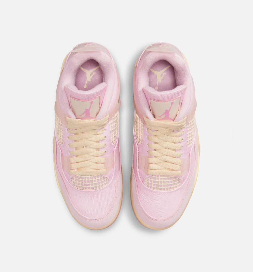 Air Jordan 4 Retro Pink Pearl and Iced Carmine Women's Sneakers