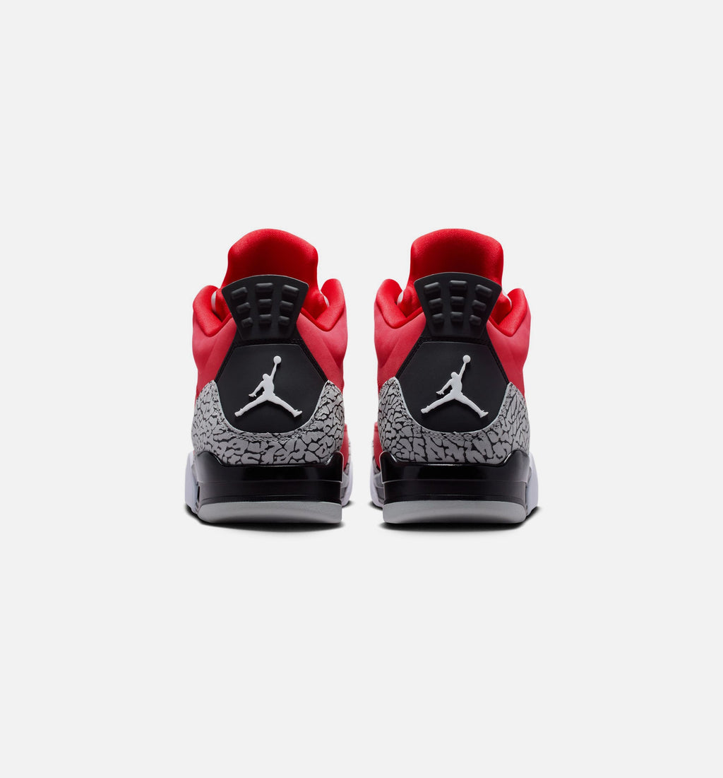 Son of Mars Low Men's Sneakers - Fire Red / Black