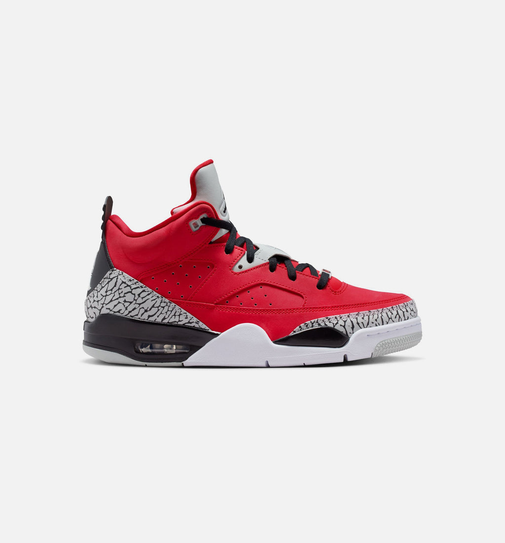 Son of Mars Low Men's Sneakers - Fire Red / Black