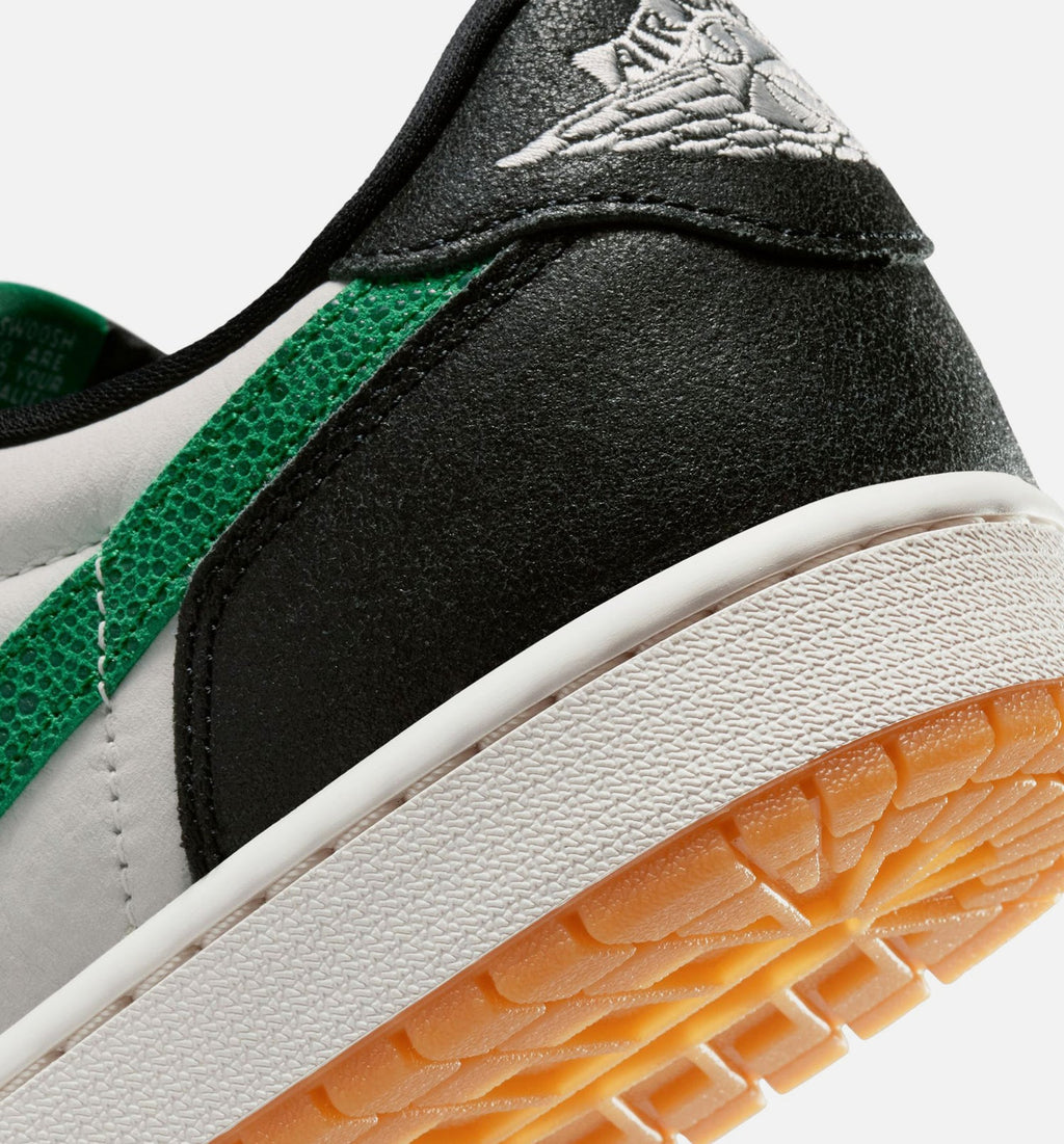 Air Jordan 1 Retro Low OG Men's Sneakers - Phantom / Pine Green