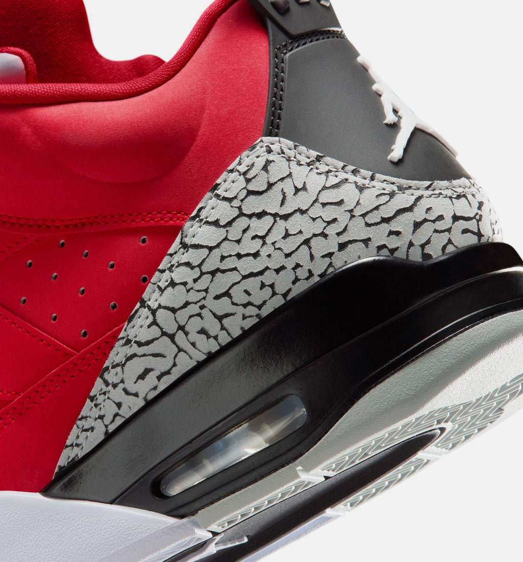 Son of Mars Low Men's Sneakers - Fire Red / Black